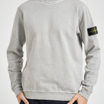 Felpa uomo girocollo grigio chiaro 6100034 S0060V0161 STONE ISLAND 