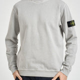 Felpa uomo girocollo grigio chiaro 6100034 S0060V0161 STONE ISLAND 