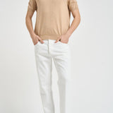 Polo uomo in maglia beige 710980682 500 RALPH LAUREN 
