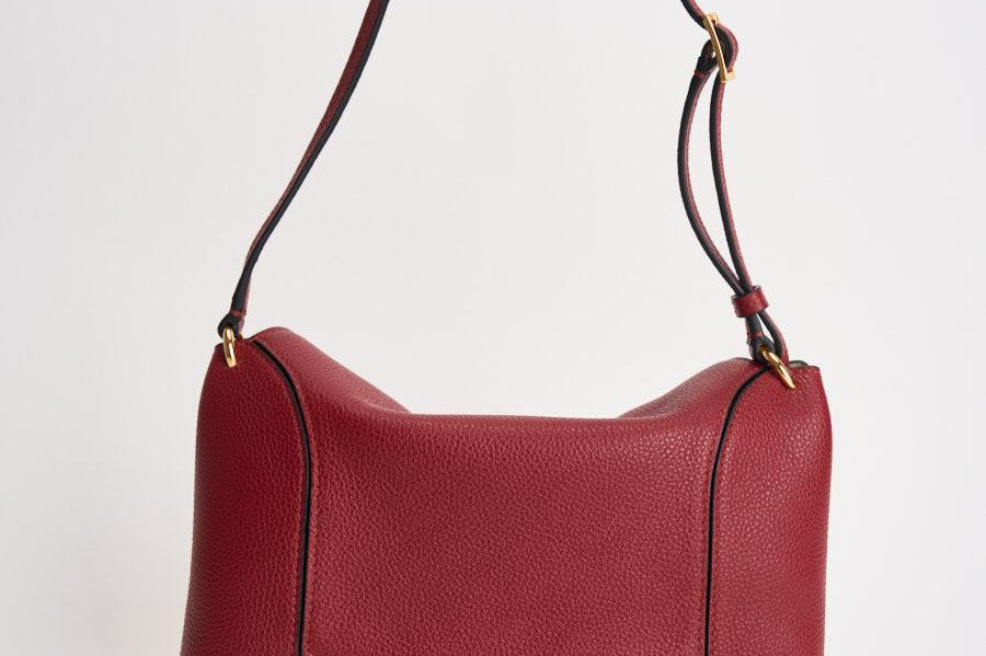 Borsa donna "Penelope" Slouch borgogna 000148 SCARLETCRUST WANDLER 