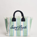 Borsa donna colette a righe verde e bianca COLETTE 00937L MC2 SAINT BARTH 