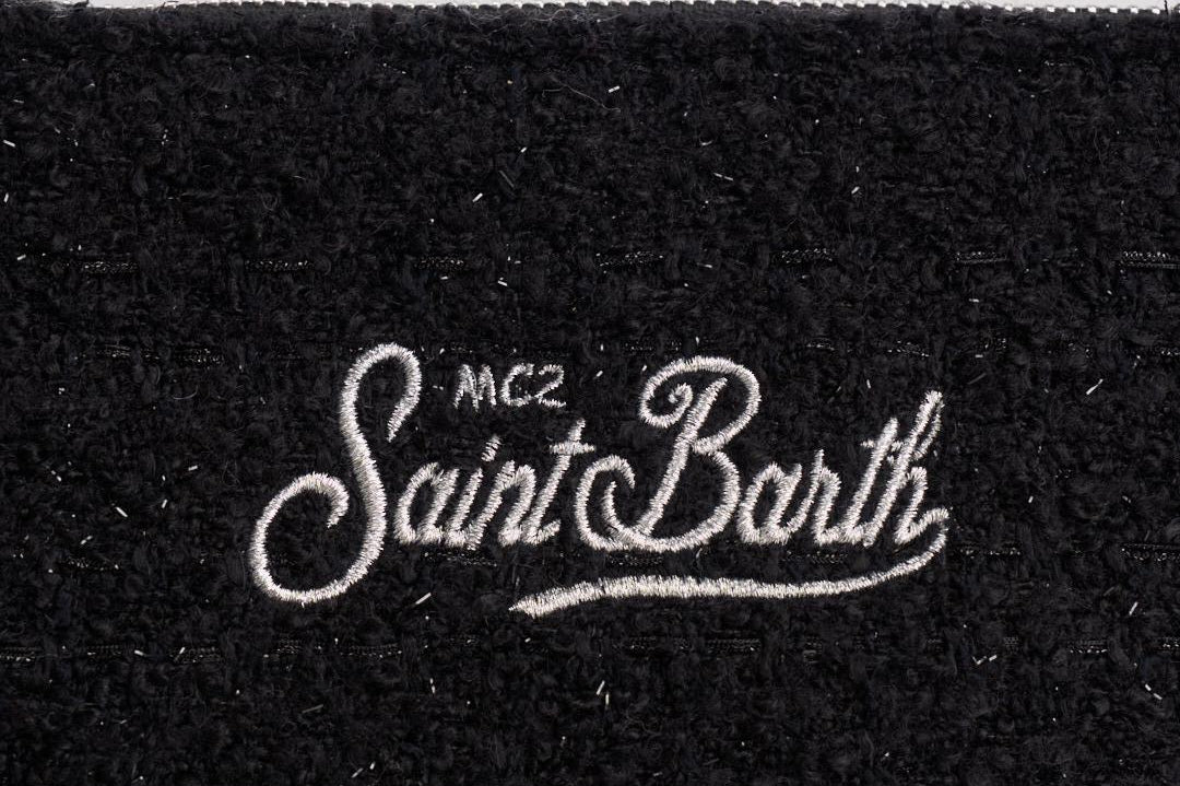 Pochette donna Parisienne Tweed nero PARISIENNE TWEED00 MC2 SAINT BARTH 