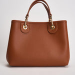 Borsa a mano donna in pelle marrone EW000361 AF12036M6030 EMPORIO ARMANI 