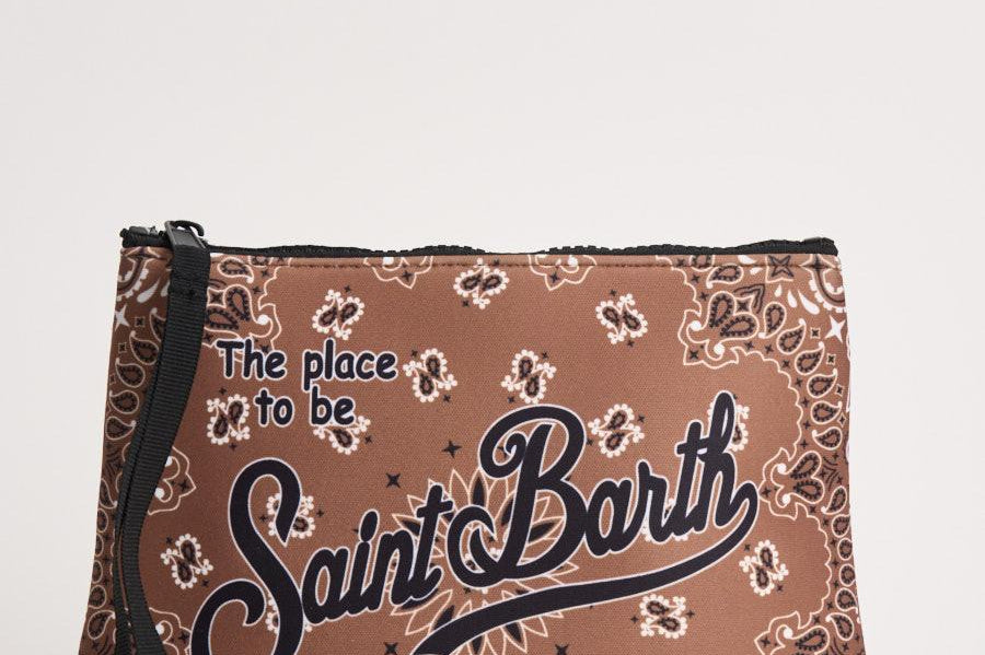 Pochette donna Aline fantasia marrone ALINE 07684L MC2 SAINT BARTH 