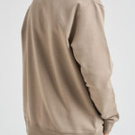 Felpa uomo girocollo tortora M00018103 ELEPHANTSKIN SAMSØE SAMSØE 