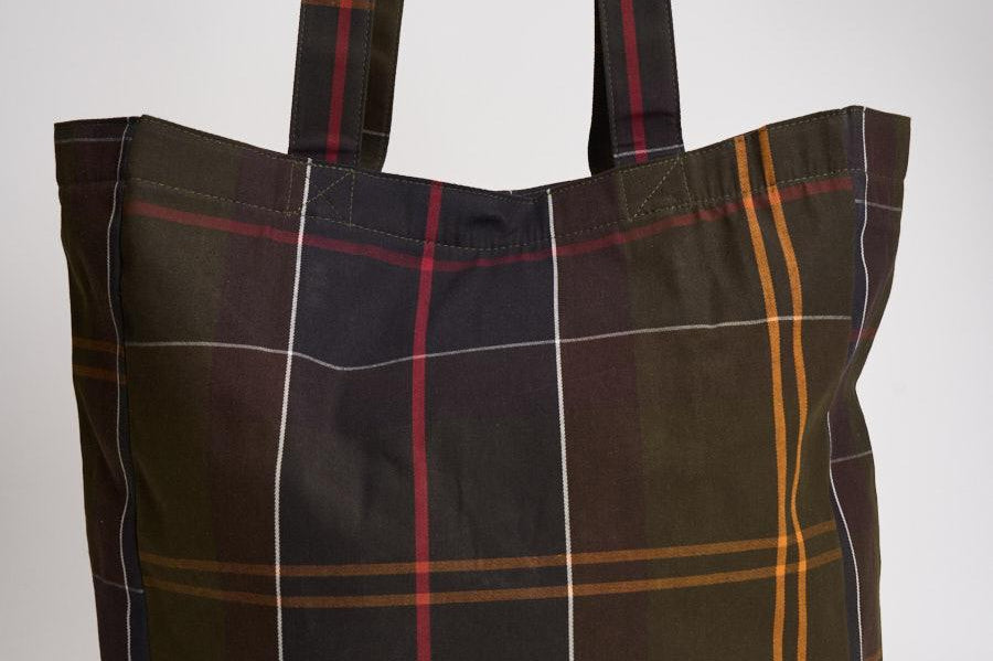 Borsa tote donna tartan Telfield marrone UBA0751 TN11 BARBOUR 