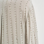 Camicia donna con strass grigia 106238A31F CAITLINI18 PINKO 