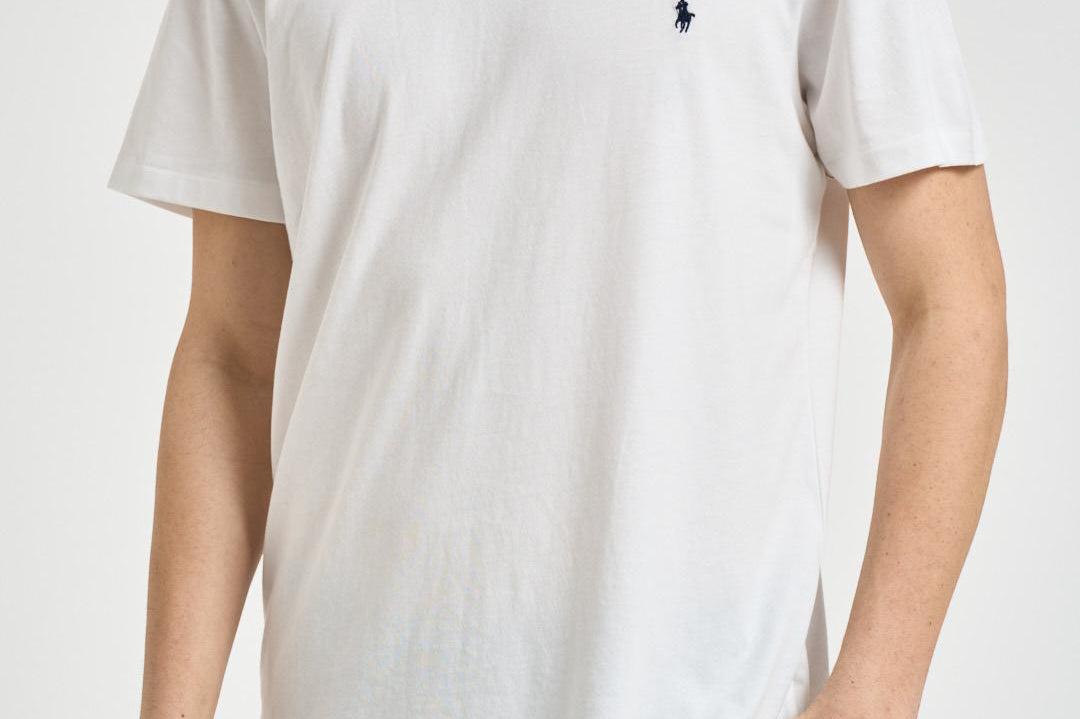 T-shirt uomo girocollo bianca 714844756 005 RALPH LAUREN 