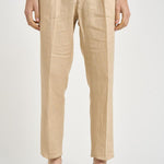Abito uomo beige in lino MERINI ABS707BEIGE ACCADEMIE TESSILI 