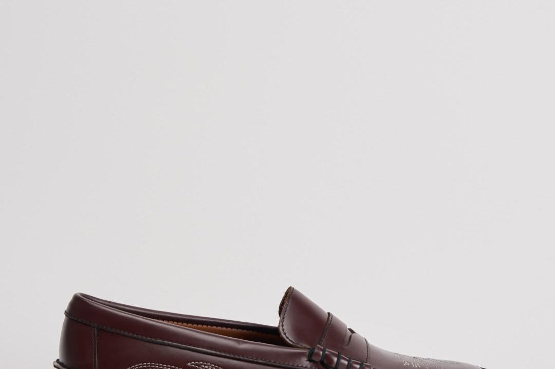 Mocassino uomo marrone con ricami chiari 751221W MARRONE SEBAGO 