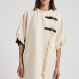 Cappotto donna midi Greya panna MA0449FB C3D04I23EC ISABEL MARANT 
