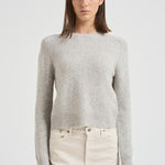 Girocollo donna maniche lunghe grigio chiaro CAROLINE 2239BOULEAU KUJTEN 