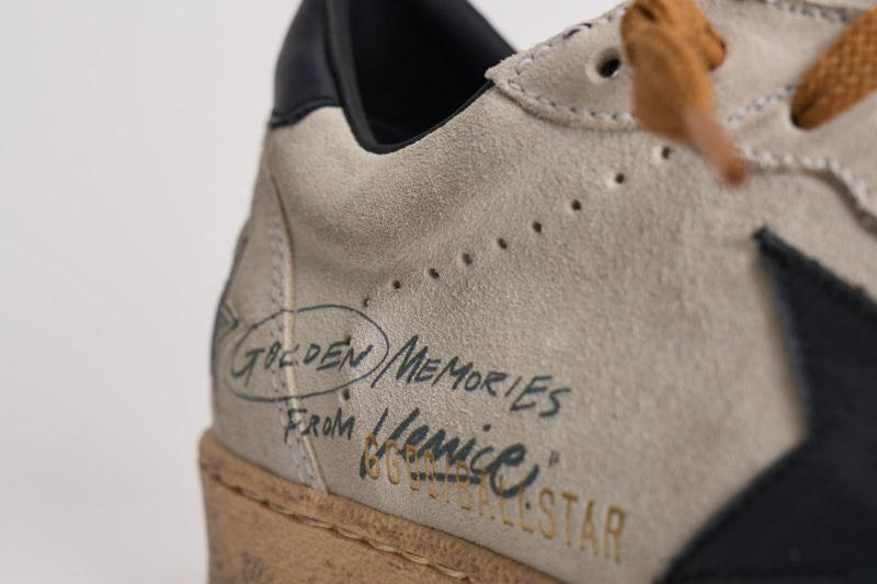 Sneakers ballstar uomo in suede GMF00117 F00757860336 GOLDEN GOOSE 