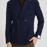 Giacca uomo doppiopetto blu notte 2813 557015 L.B.M. 