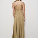 Abito donna satinato Enver beige 13565 DUNE3088 FORTE FORTE 