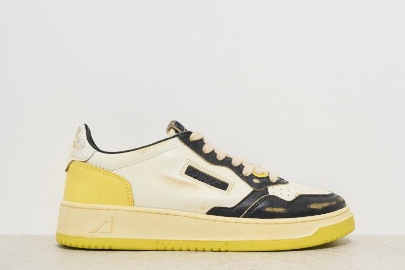 Sneakers uomo Medalist Super Vintage gialla AVLM LB02 AUTRY 