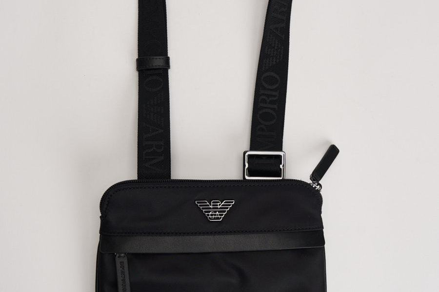 Borsa uomo a tracolla nera EM001807 AF13454UC001 EMPORIO ARMANI 