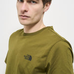 T-shirt uomo girocollo verde NF0A87NG PIB1 THE NORTH FACE 