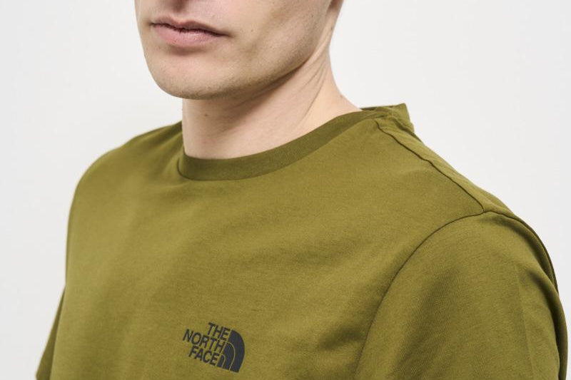 T-shirt uomo girocollo verde NF0A87NG PIB1 THE NORTH FACE 