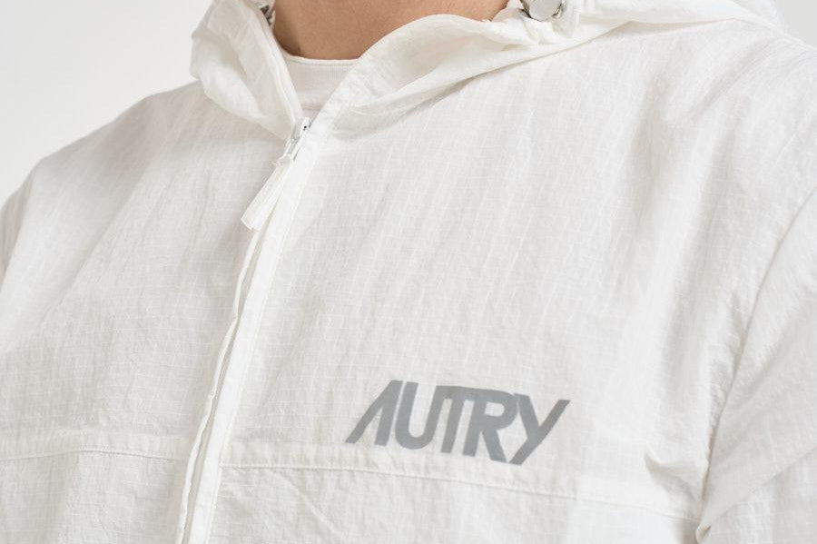 Giubbotto uomo in nylon bianco WBPX 012W AUTRY 