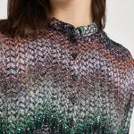 Abito donna corto zig zag multicolor DS26SG2S BC0065SMSNR MISSONI 
