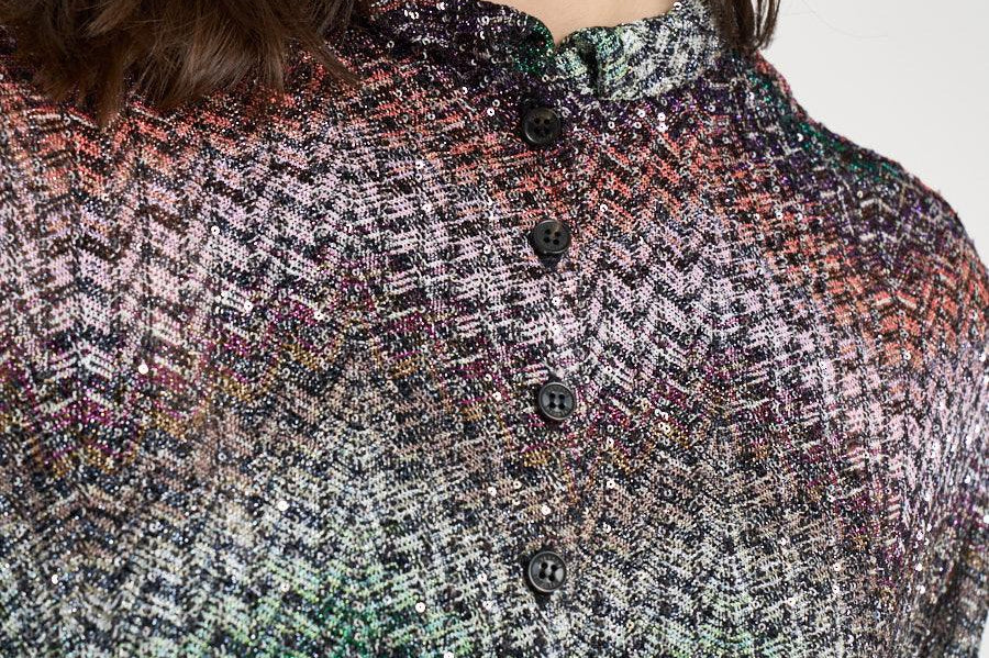 Abito donna corto zig zag multicolor DS26SG2S BC0065SMSNR MISSONI 