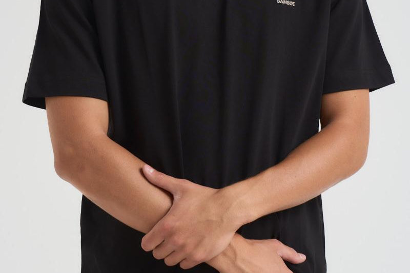 T-shirt uomo Joel girocollo nera M22300126 BLACKBASIC SAMSØE SAMSØE 