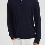 Polo uomo blu notte GMP01353 P00104150501 GOLDEN GOOSE 