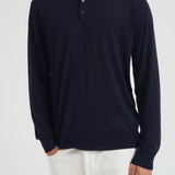 Polo uomo blu notte GMP01353 P00104150501 GOLDEN GOOSE 
