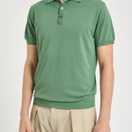 Polo uomo in maglia verde acqua M060526 1310 ACCADEMIE TESSILI 
