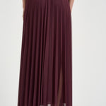 Gonna lunga donna lunga plissé bordeaux 14887 2503 FORTE FORTE 