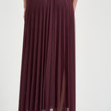 Gonna lunga donna lunga plissé bordeaux 14887 2503 FORTE FORTE 