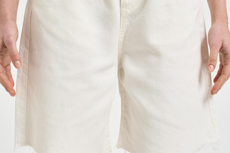 Bermuda donna in denim bianco LEA 8817WHITE ICON DENIM 