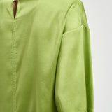 Blusa donna in seta verde brillante 14580 6028 FORTE FORTE 