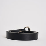 Cintura uomo in pelle nera VZ15 NERO ACCADEMIE TESSILI 