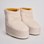 Stivale donna da neve in maglia panna 1409750 L032WHITESAND MOON BOOT 