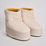 Stivale donna da neve in maglia panna 1409750 L032WHITESAND MOON BOOT 