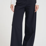 Pantalone donna a palazzo blu notte W25701 60 RRD 