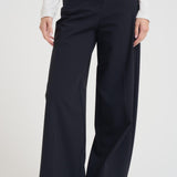 Pantalone donna a palazzo blu notte W25701 60 RRD 