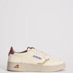 Sneakers donna Medalist panna, beige e bordeaux AULW NE10 AUTRY 