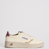 Sneakers donna Medalist panna, beige e bordeaux AULW NE10 AUTRY 