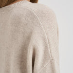 Maglione girocollo donna in cashmere 201726 OYSTER LISA YANG 