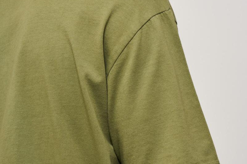 T-shirt uomo girocollo verde AMU037CL03 C0112 AMISH 