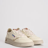 Sneakers donna Medalist panna, beige e bordeaux AULW NE10 AUTRY 