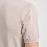 Polo uomo in maglia beige chiaro SLOANCOTTON 15H MC2 SAINT BARTH 