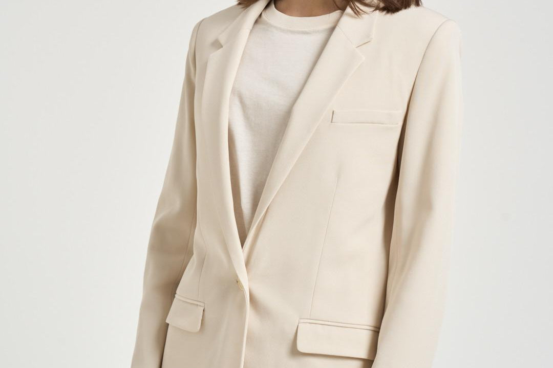 Blazer donna monopetto avorio VE0645FA D1F02I23EC ISABEL MARANT 