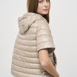 Cappa donna beige con cappuccio PI001993D 1985 HERNO 