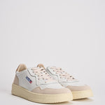 Sneakers uomo Medalist low in suede beige e caramello AULM LS02 AUTRY 
