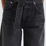 Jeans donna Cuffed taper in denim grigio A270 1817 AGOLDE 