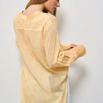 Camicia donna arancione semitrasparente 13894 SOLE FORTE FORTE 